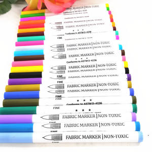 Punta fina, rotulador de tela lavable o permanente <span class=keywords><strong>borrable</strong></span> al agua, rotulador textil, marcador <span class=keywords><strong>borrable</strong></span> con logotipo personalizado - Product Image 3