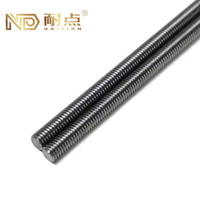 Hot Dipped Galvanized Zinc Plated Carbon Steel Flat Head Threaded Stud Rod Class 4.8/6.8 Unef Thread M12-M30 80mm-3000mm Naidian
