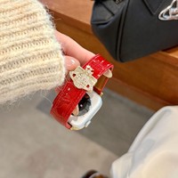 Bracelet magnétique Saturne à motif alligator de qualité supérieure pour femmes, compatible avec Apple Watch iwatch11 génération 10/987Ultra/SE