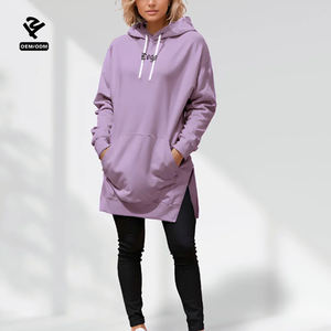 <span class=keywords><strong>Sweat</strong></span> à <span class=keywords><strong>capuche</strong></span> personnalisé automne femmes goutte-épaule <span class=keywords><strong>sweat</strong></span> décontracté avec <span class=keywords><strong>capuche</strong></span> à la mode Streetwear pull longue robe à <span class=keywords><strong>capuche</strong></span> pour les femmes - Product Image 5