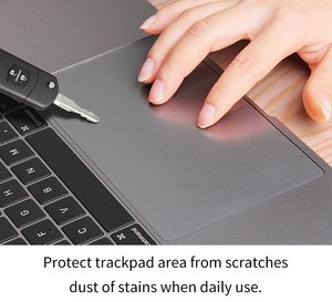 Housse de protection pour pavé tactile pour MacBook Pro 13 pouces avec/sans barre tactile modèle A2159 A1706 A1708 A1989 (version 2016-2019) - Product Image 2