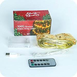 <span class=keywords><strong>Ruban</strong></span> <span class=keywords><strong>Led</strong></span> Lumière USB Batterie Panneau Solaire Décoration Avec Télécommande Étanche Extérieur Intérieur Les Deux Lumière De Noël. - Product Image 3