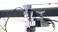 Plaque de base améliorée Jimmy Jib Triangle Pro (avec tige, joint torique et câble)