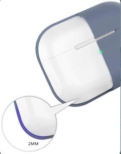 Para <span class=keywords><strong>Airpods</strong></span> <span class=keywords><strong>Pro</strong></span> 2nd Generation Case Funda de silicona para auriculares Fundas protectoras para Air Pods <span class=keywords><strong>PRO</strong></span> 2 con gancho - Product Image 5