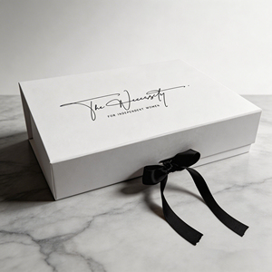 Boîte pliante de luxe sur mesure pour chaussures/vêtements, fermeture magnétique, boîte cadeau pliante - Product Image 1