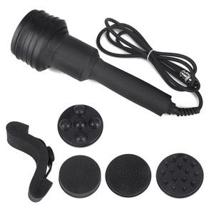 Máquina de Adelgazamiento Corporal Portátil G5 de Aleación de Aluminio con Cinco Cabezales de Masaje, Eliminación de <span class=keywords><strong>Celulitis</strong></span>, Masaje por Vibración, 800-3000 Rpm/min, 80W - Product Image 2