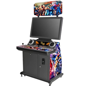 Console de jeu d'arcade de combat à double joystick en métal, machine tout-en-un nostalgique, classique, 32 pouces, de bureau, en <span class=keywords><strong>anglais</strong></span> - Product Image 4
