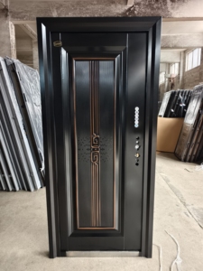 <span class=keywords><strong>Puerta</strong></span> de Entrada de Acero con Diseño de Cobre, Estilo Más Vendido en África 2026 - Product Image 5