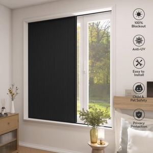 लिविंगरूम के लिए मैनुअल कॉर्डलेस ब्लैकआउट विंडो के लिए आसान - Product Image 2