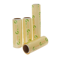Film étirable en PVC de qualité alimentaire, rouleau jumbo, 10 microns, 1500 m, film plastique pour l'emballage alimentaire, pour supermarchés et emballages alimentaires