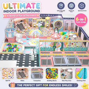 Free Spare Parts Commercial <b>Indoor</b> Playground Soft Play with <b>Slide</b> for Long Term Operation - Product Image 1