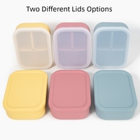 Boîte à lunch bento en silicone avec compartiments, compatible lave-vaisselle, design personnalisé, couleur au choix, fabricant avec plus de 20 ans d'expérience, certifié BSCI
