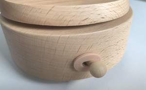 Caja de música de carrusel de madera, caja de música de carrusel de madera, caja de música de manivela, caja de música de carrusel giratorio - Product Image 5