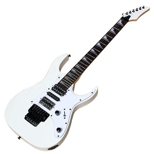 Guitare Flyoung de haute qualité, blanche, avec pont Floyd Rose et micros HSH - Product Image 1