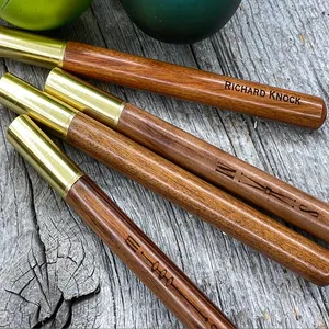 서예 선물을 위한 향기로운 백단향 검정/갈색 잉크 볼펜 잉크 펜