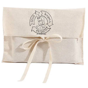 フラップ付き 下着・靴用 おしゃれで美しいコットンキャンバス製 封筒型 ダストピローポーチ - Product Image 5