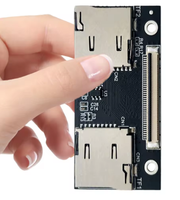 Adaptateur de carte micro SD multi-usage pour PCB, adaptateur de carte TF vers CE ZIF SSD, adaptateur de carte TF pour ordinateurs portables et consoles de jeu