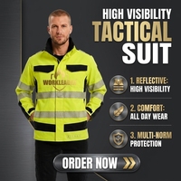 Veste de travail de sécurité anti-statique, ignifuge, haute visibilité, certifiée CE EN ISO 21128 EN ISO 11612, niveau B, protection contre les arcs électriques