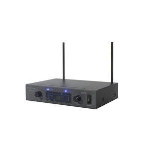 Micrófono Dinámico Inalámbrico de Doble <span class=keywords><strong>Canal</strong></span> - Sistema de Micrófono <span class=keywords><strong>2</strong></span> <span class=keywords><strong>en</strong></span> 1 de Mano y Solapa para Conferencias, Discursos, Transmisión <span class=keywords><strong>en</strong></span> <span class=keywords><strong>Vivo</strong></span> - Product Image 2