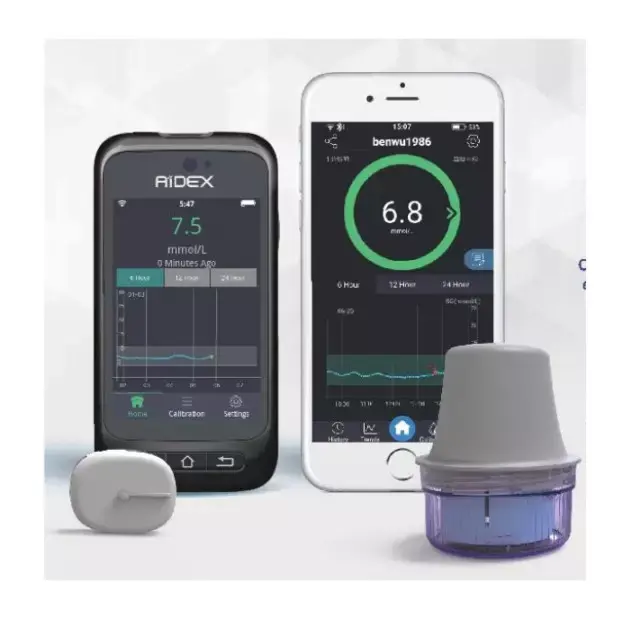 Glucose uric acid Kit Non-Invasive Smart Glucose Meter CGM System Sensor Continuousblood sugar uric acid cholesterol Testing