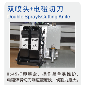 Wecare WS-1215PQ tốc độ cao hp45a phun phẳng cắt decal cho CAD may in ấn - Product Image 4