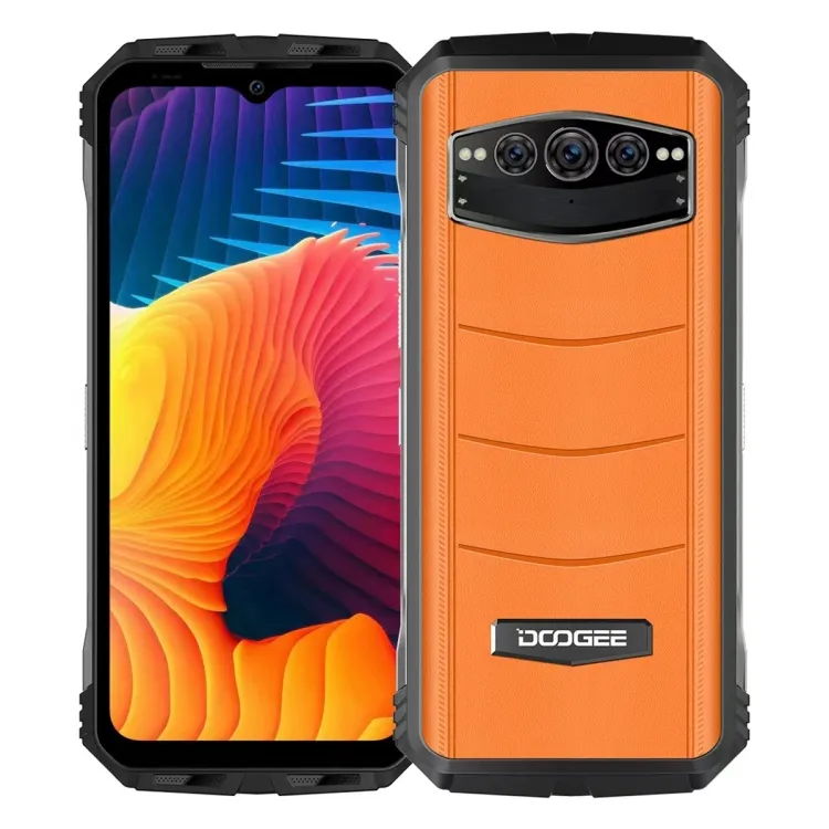 DOOGEE-teléfono inteligente V30, dispositivo resistente, inalámbrico, cargado naranja, Android 12, 5G, 6,58 pulgadas, novedad