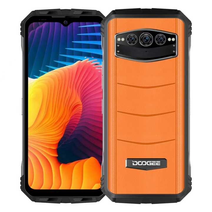 新着DOOGEE V306.58インチワイヤレスオレンジ充電Android125G