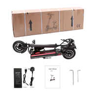 Trottinettes électriques pliables rapides avec siège, pneus de 10 pouces, 800W, 45 km/h, pour adultes, en stock dans l'entrepôt européen de l'UE