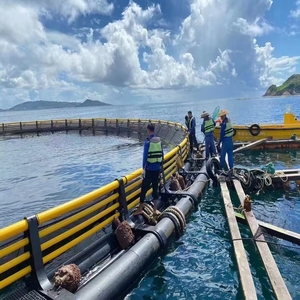 SOUTHER C100 Jaula Circular Flotante de HDPE Anti-Tifón para Peces, Sistema de Acuicultura de Alta Resistencia para Aguas Profundas y Marinas - Product Image 5