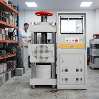 Testeur de compression servo-électrohydraulique 2000 KN pour matériaux en béton, pierre et brique, machine d'essai numérique de résistance