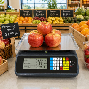 Báscula Electrónica Impermeable de 30 kg para Tiendas de Abarrotes, Báscula de Mostrador para Calcular Precios en el Mercado Minorista - Product Image 2
