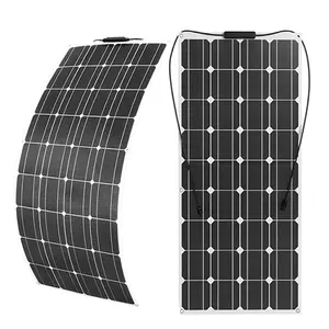 Mono fotovoltaik çift cam güneş pilleri pv modülü yarım hücresi güneş paneli küçük kullanılan güneş güçlü katlanabilir güneş panelleri
