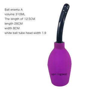 Bombilla de Enema Anal para ducha Vaginal de 310ml, bola erótica de limpieza de gran capacidad, suministros para adultos, <span class=keywords><strong>ano</strong></span> Vaginal - Product Image 3