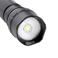 Lampe torche LED rechargeable Asafee XHP50, zoomable, en alliage d'aluminium, étanche IP65, pour le camping, EDC, 18650/26650