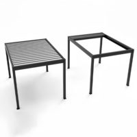 Pergola bioclimatique motorisée en aluminium avec toit à lamelles orientables par télécommande, imperméable, pour villa, jardin, avec éclairage LED