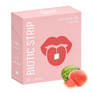 Bandes buvables de collagène et biotine à absorption rapide, ingrédients naturels OEM, pour des cheveux sains, emballage personnalisé. - Product Image 1