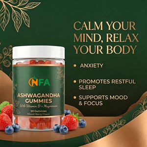 OEM ODM ashwagandha gummies มีสารสกัดจากราก ashwagandha สนับสนุนการเสริมอารมณ์โฟกัส - Product Image 6