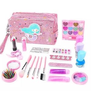 Juego de Cosméticos Lavables de Plástico Ecológico para Niñas, Kit de <span class=keywords><strong>Maquillaje</strong></span> para Bebés y Niñas, Juguetes de Belleza - Product Image 4