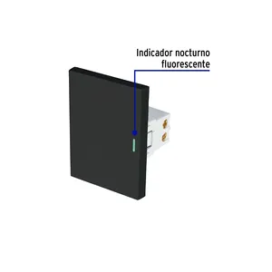 Master con 144 unidades Interruptor de 3 vías negro con 3 módulos, línea Lisboa - Product Image 2