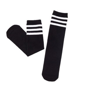 Knee <b>Socks</b> Combed Cotton Three Stripes Kids Dance Soccer Sports <b>Socks</b> Sweat Absorbent - Product Image 5