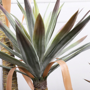 Plantas Artificiales de Yucca en Cestas Tejidas, Varios Tamaños, Decoración de Interiores, Hojas de Alta Simulación, Accesorios para Bodas y Hogar - Product Image 2