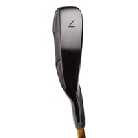 Fer de golf d'entraînement haut de gamme pour droitier, en acier inoxydable usiné CNC, avec manche en graphite et poignée en caoutchouc