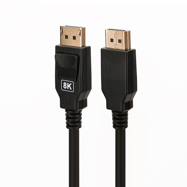 OEM ODM 8K 60Hz 1.4 Displayport Cable 1.8M DP to DP Cable for Gaming Monitor Laptop PC TV