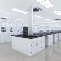 Meubles de laboratoire en polypropylène, table de laboratoire résistante aux produits chimiques, bancs de laboratoire en PP, table de travail, mobilier pour pharmacie et hôpital