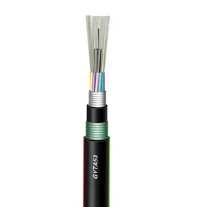 GYTA53 Câble optique de communication extérieur blindé double gaine 4-144 Core Sm mm