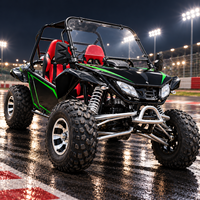 Kart tout-terrain personnalisé 2 places avec cage de sécurité et pneus à crampons profonds pour les dunes de sable et les pistes de loisirs