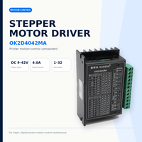 Controlador de Motor Paso a Paso OUKEDA OK2D4042MA para Impresora de Inyección de Tinta, 9-42V CC 4.0A, Controlador de Micropasos para Plotter Digital