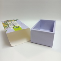 SP934 Hochwertige Geschenkverpackungsbox aus recyceltem Elfenbeinkarton mit Schiebefach für Tee, Süßigkeiten und Schokolade