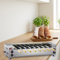 Nouvelle Arrivée Machine à fabriquer des Kurtos Kalacs, des cornets de crème glacée et des gâteaux cheminée, avec fonction de cuisson au four