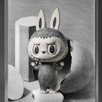 Popmart Officiel Authentique MEGA pour Figurine en PVC et Peluche 400% Sketch, Figurine d'Action, Décoration Personnalisée, Boîtes Mystères à Contenu Aléatoire, Cadeau